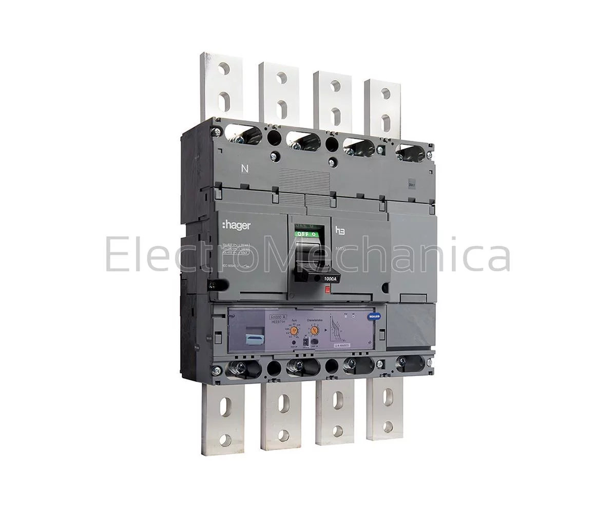 400-1000A 4P 70kA h1000 LSI MCCB