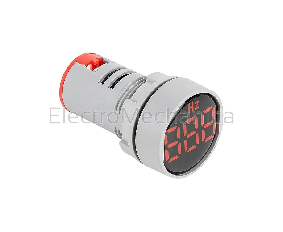 22mm RED FREQ. METER 0-99Hz
