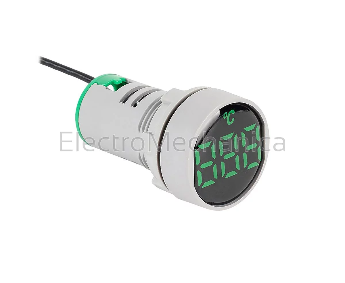 22mm GRN TEMP INDICATOR -22…+199°C