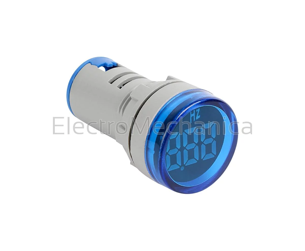 22mm BLU FREQ. METER 0-99Hz
