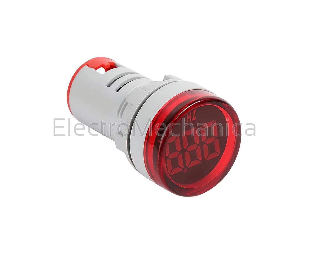 22mm RED FREQ. METER 0-99Hz