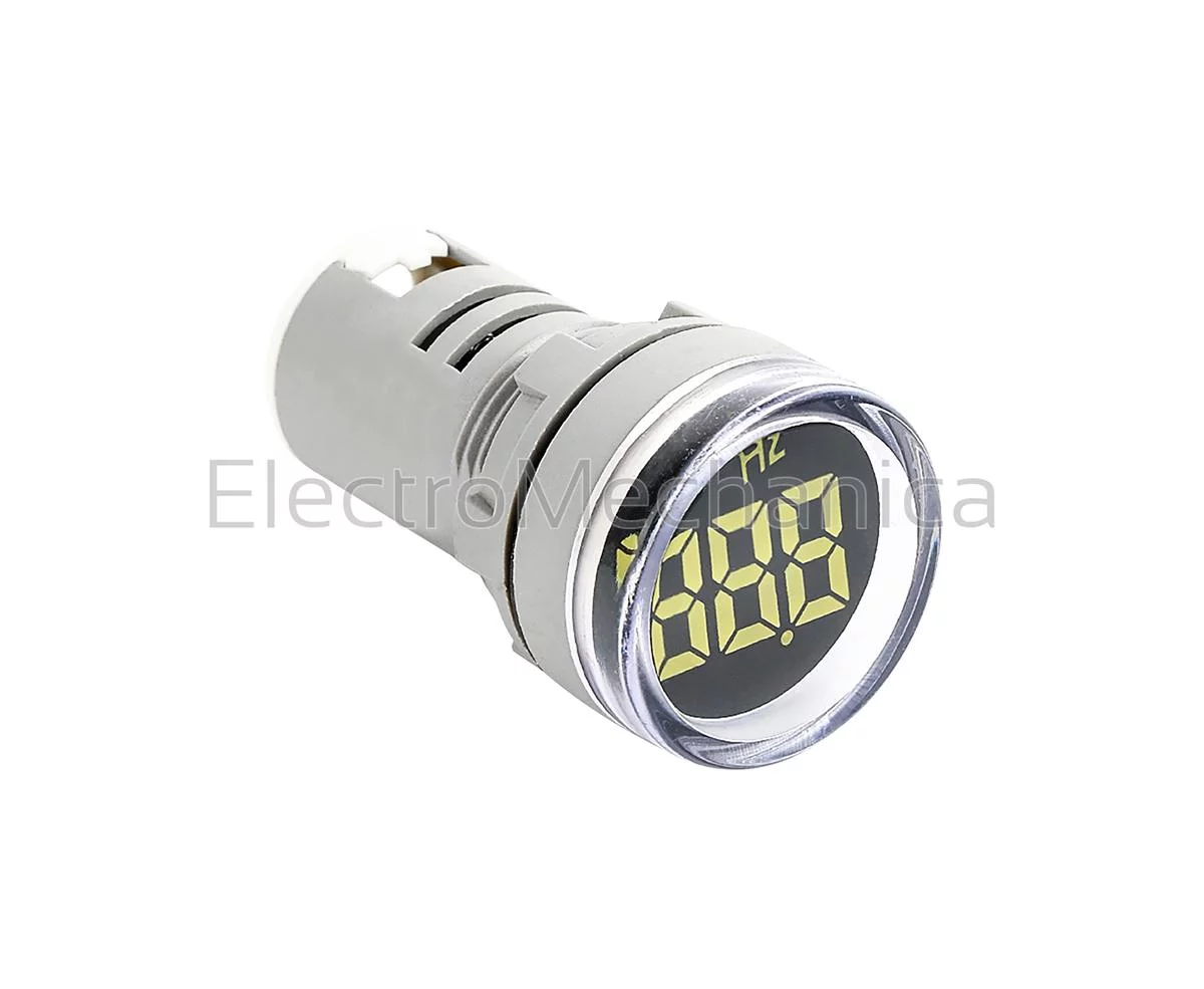 22mm WHT FREQ. METER 0-99Hz