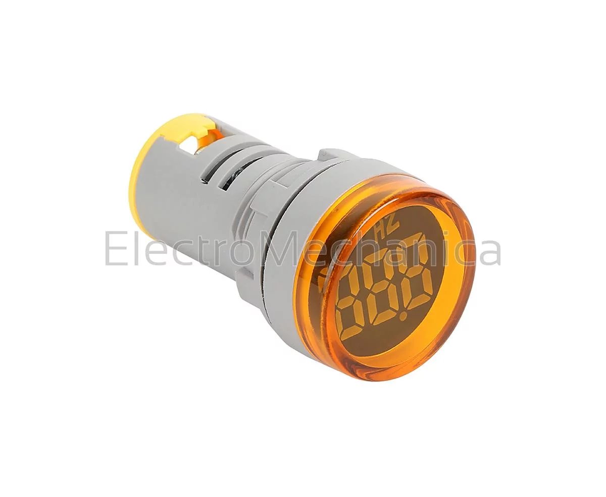 22mm YEL FREQ. METER 0-99Hz