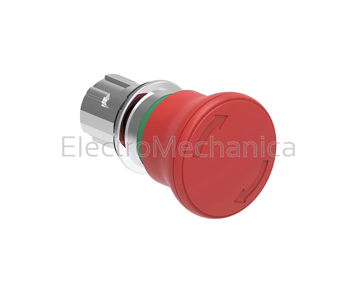 40MM RED ILLUM. MUSH. P/BUTT ACT