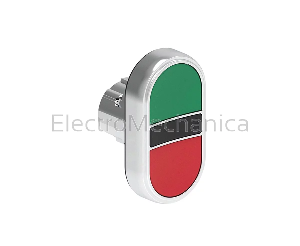 22MM GRN/RED FLUSH P/BUTTON ACT.