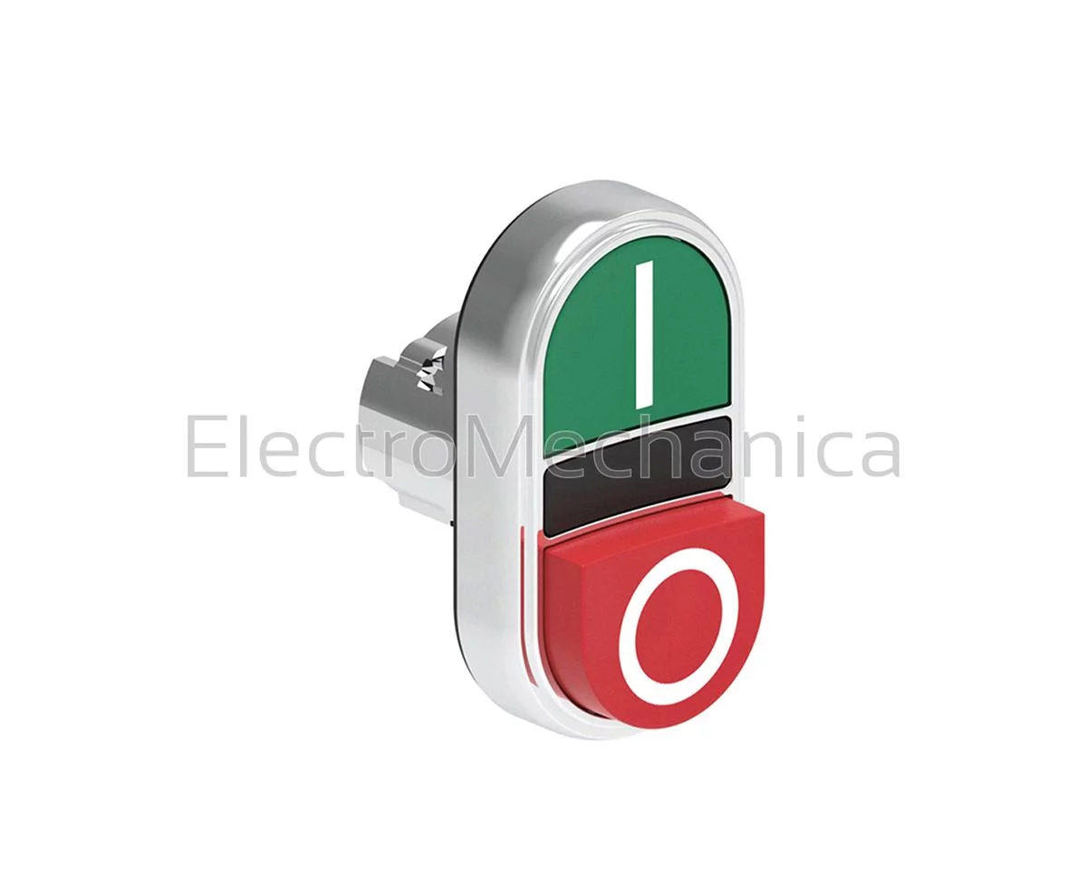 22MM "I-O" FLUSH P/BUTTON ACT.