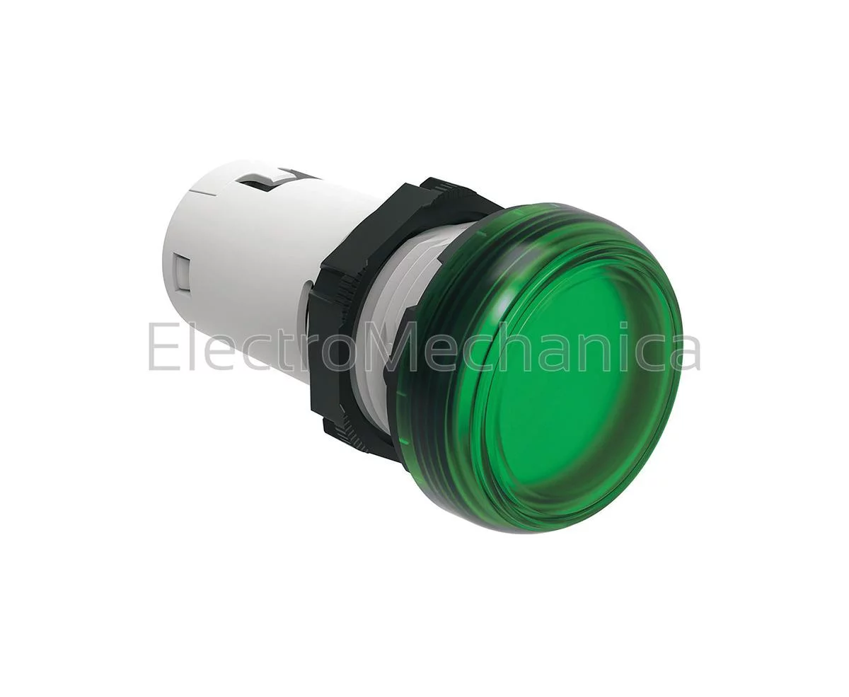 M/BLOCK GRN LED P/LIGHT 110VAC