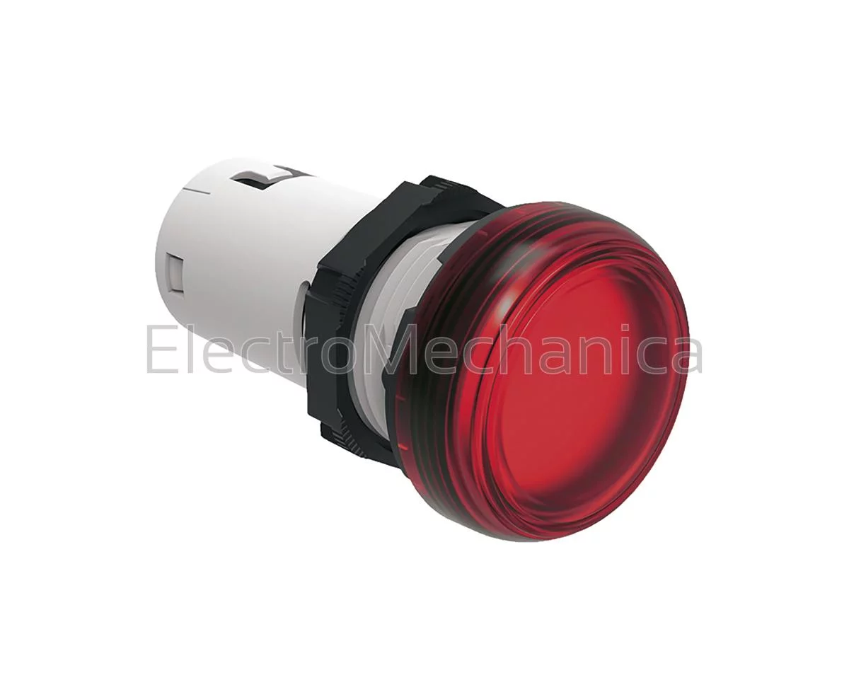 M/BLOCK RED LED P/LIGHT 110VAC
