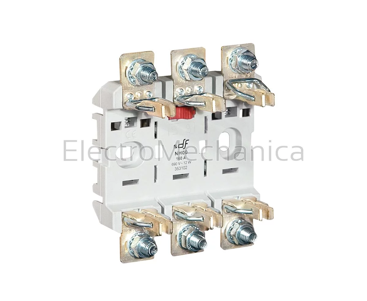 250A NH1 3P FUSE BASE