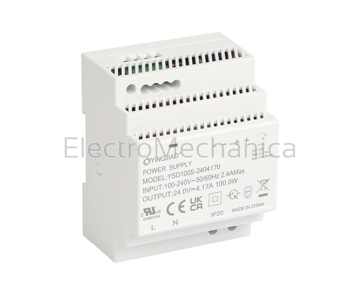 YSDS POWER SUPPLY 24VDC 100W