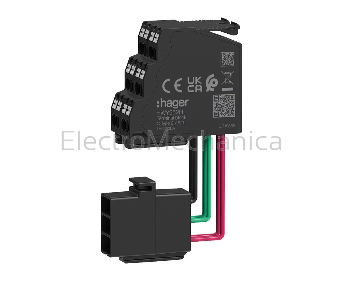 CONN. TERMINAL BLOCK TYPE A 6/3