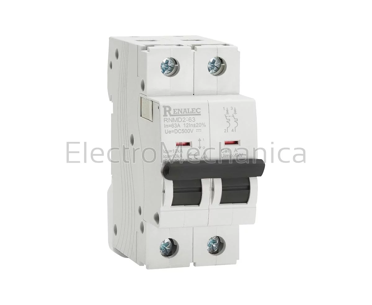 20A 2P 10kA DC MCB 80 DEG