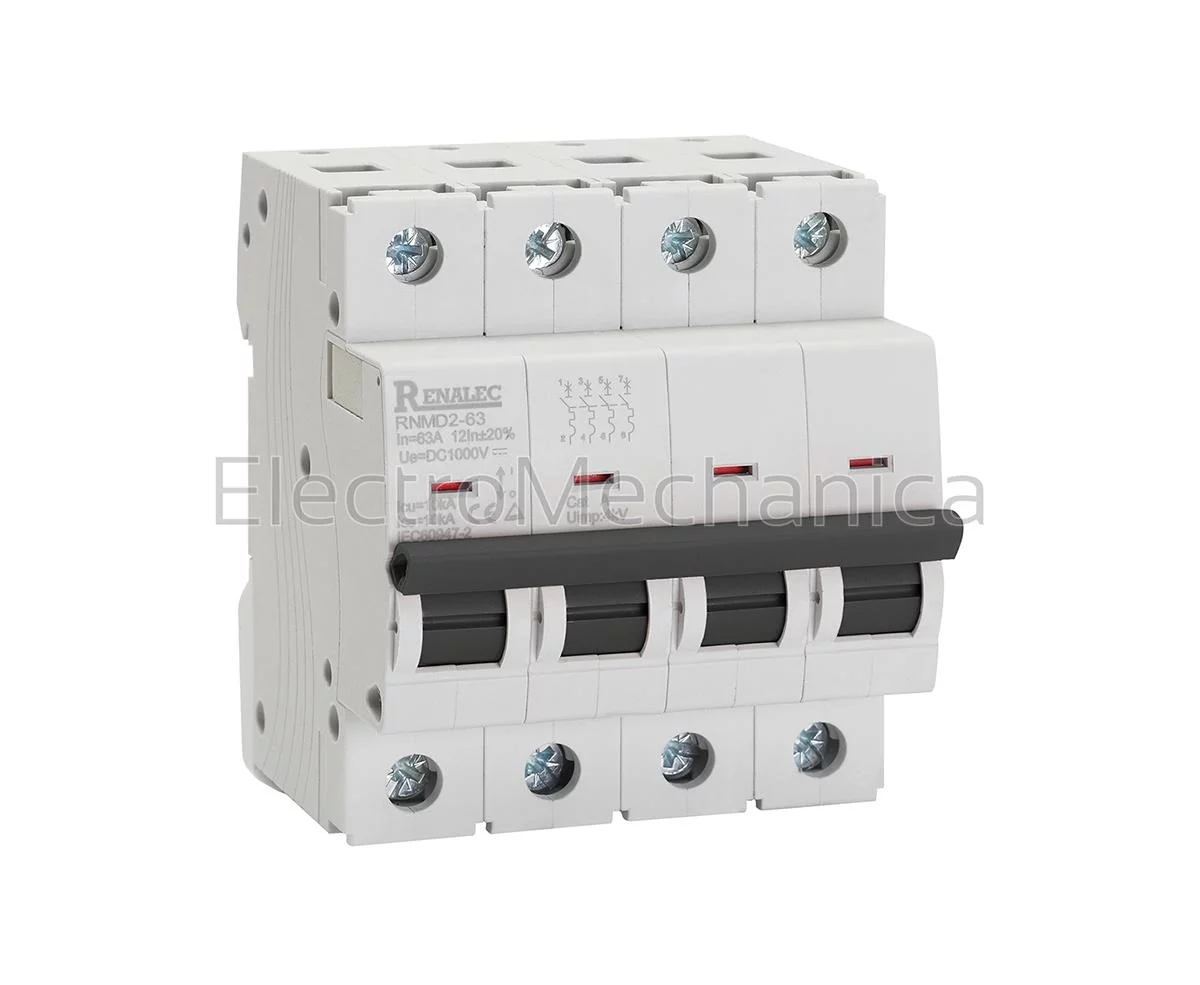 20A 4P 10kA DC MCB 80 DEG