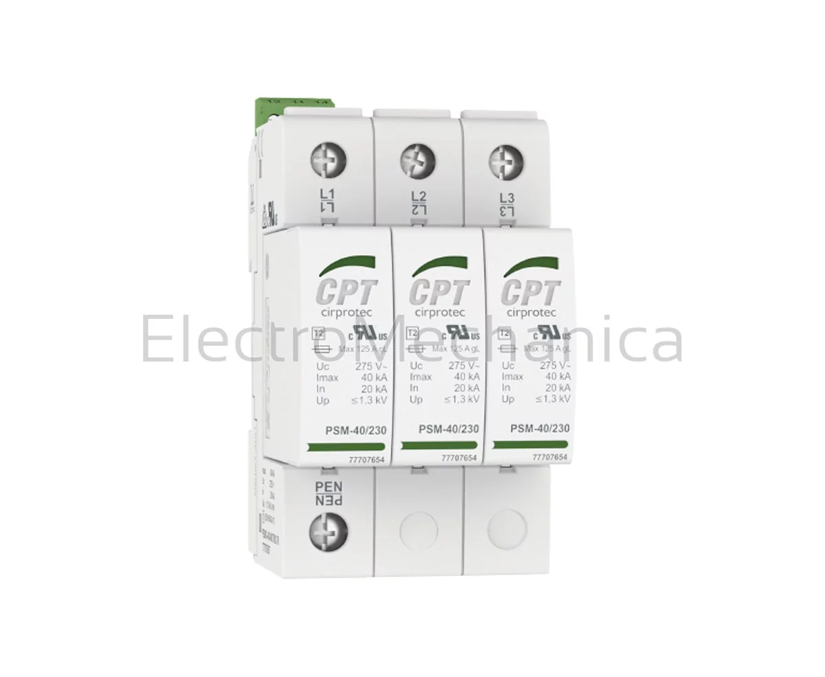 TYPE2 Imax 30kA 3PH SPD 750V +IND