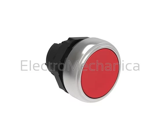 FLUSH RED MOM P/BUTTON ACT.