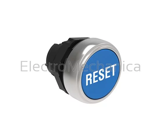 FLUSH BLU "RESET" P/BUTTON ACT.