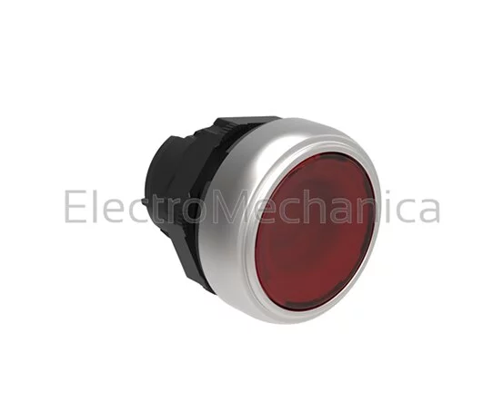 FLUSH ILLUM RED P/BUTTON ACT.