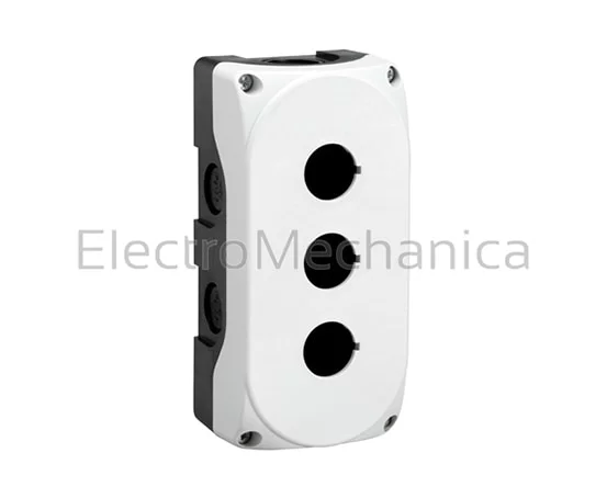 3 HOLE EMPTY P/BUT. STATION-GREY