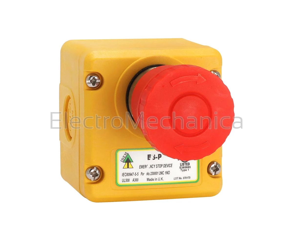 PLASTIC E-STOP STATION IP67