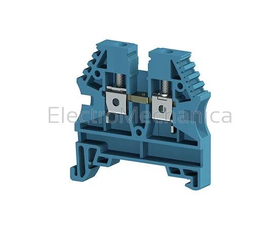 2.5mm RAIL MNT SCREW TERM BLUE