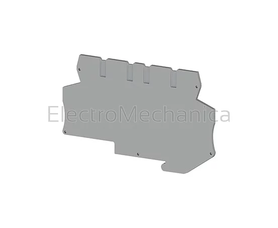END PLATE 2.5mm 3 TIER TERMINAL
