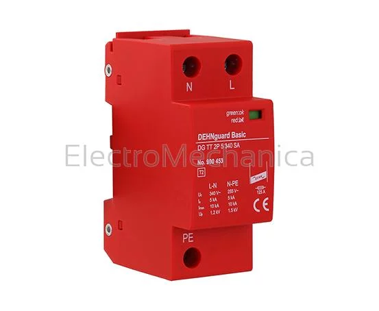 TYPE 2 10kA 340V 2P 1PH+N SPD