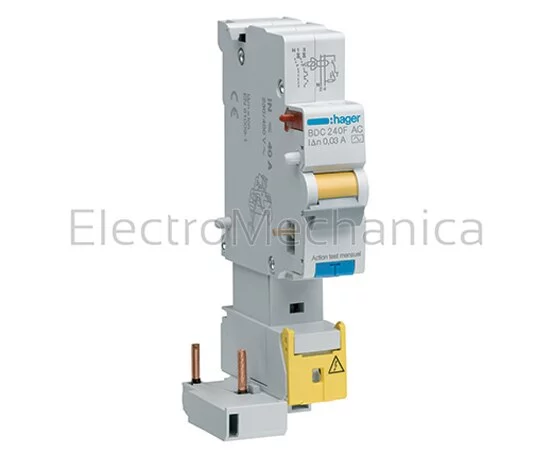 Add on block 1P+N 40A 30mA AC