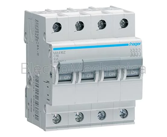 50A 4P 6kA C-CURVE MCB