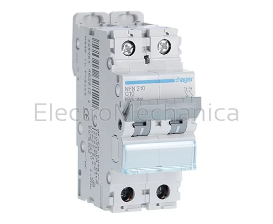 50A 2P 10KA C-CURVE MCB