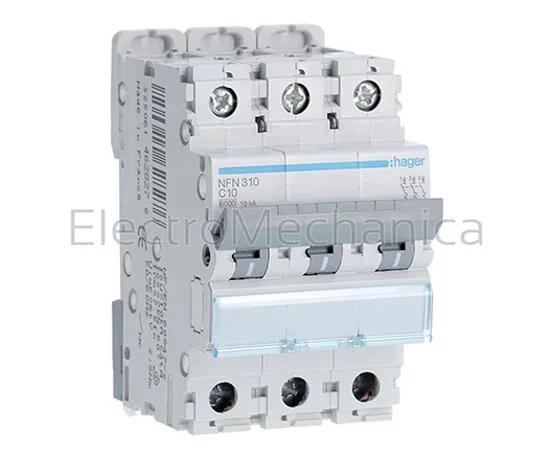 50A 3P 10KA C-CURVE MCB