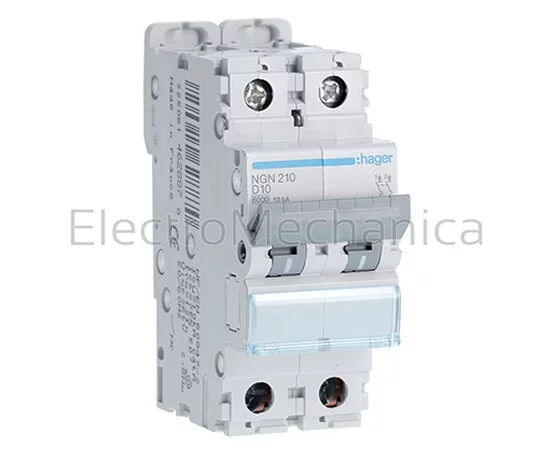 2A 2P 10KA D-CURVE MCB