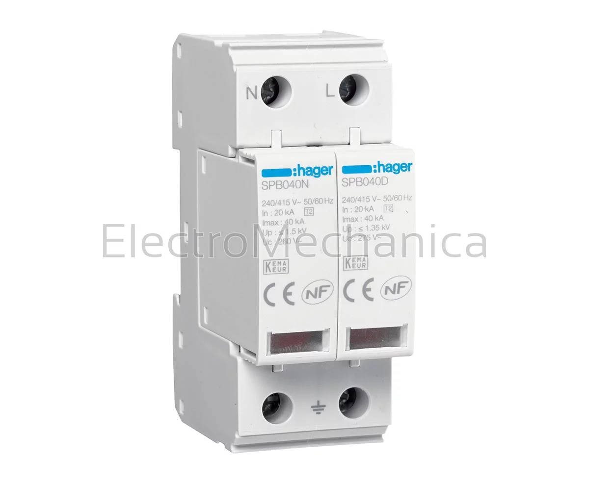 2P T2 Uc 275V In 20kA Imax 40kA