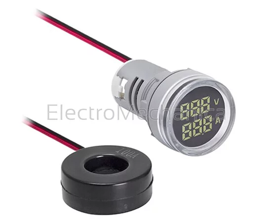 22mm BLU VOL/AMM 20-500VAC/0-100A