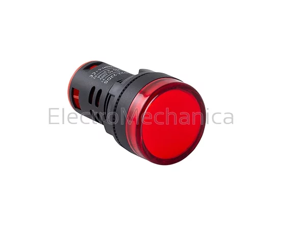 22mm P/MNT RED LED P/LIGHT 380VAC