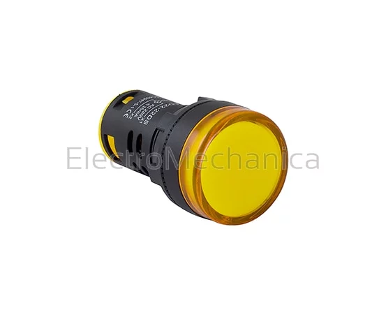 22mm YEL LED P/LIGHT 24VAC/DC
