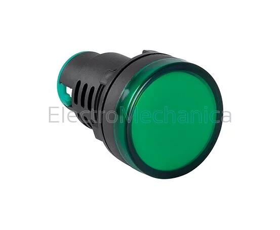 30mm P/MNT BGRN LED PL 380VAC