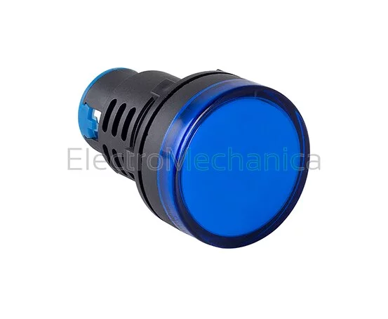 30mm P/MNT BLU LED P/LIGHT 380VAC