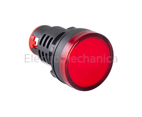 30mm P/MNT RED LED P/LIGHT 380VAC
