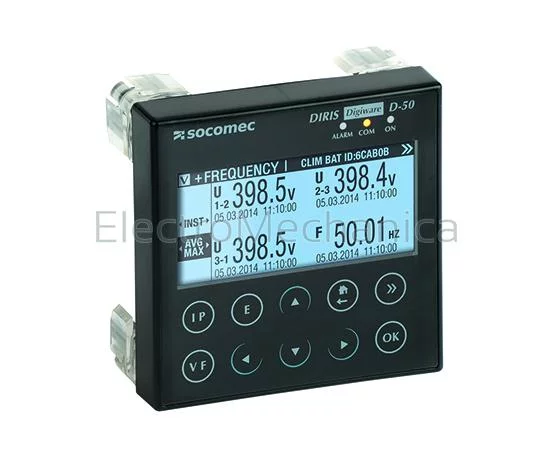 DIRIS D50 DISPLAY + MODBUS TCP