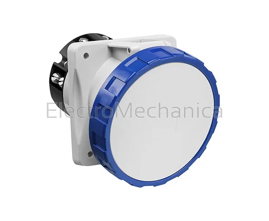 125A 2P+E IP67 FLUSH ANGLE SOCKET