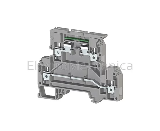 RAIL MNT 2TIER (1FUSED) LED 24VDC