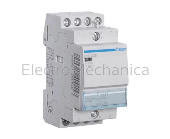 25A 4NO 24VDC CONT. MAN OVERRIDE