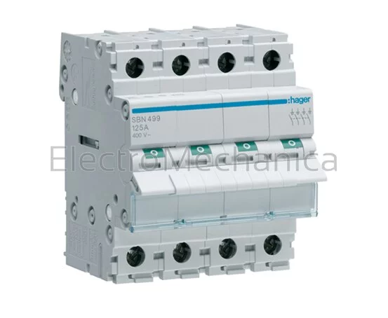 125A 4P MAIN ISOLATOR SWITCH
