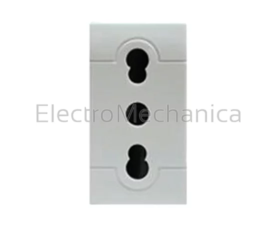 16A 2P+E ITALIAN SOCKET 1MOD