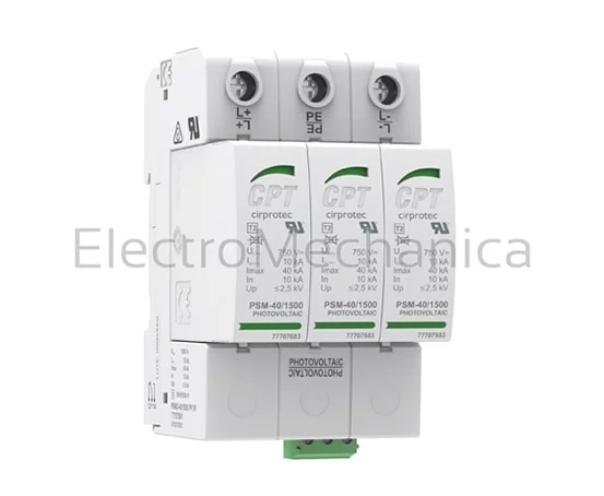 TYPE 2 Imax 40kA 3P SPD PV 1000V