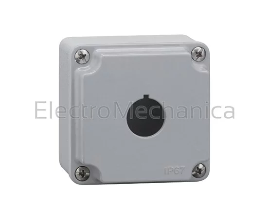 1 HOLE METAL PUSHBUTTON STATION