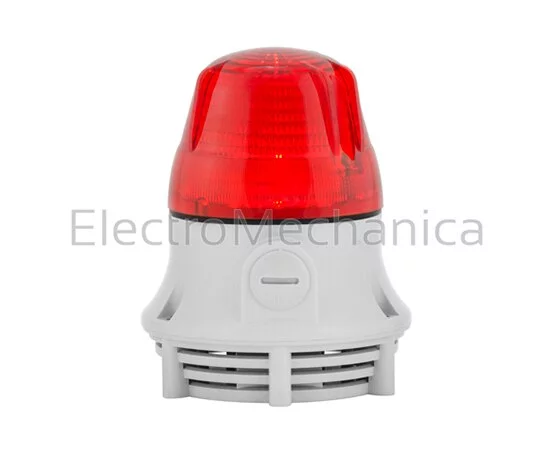 LED RED P/MNT BEACON 12-24VAC/DC