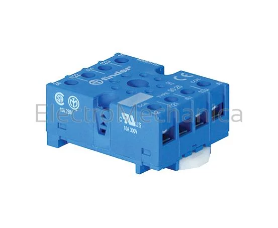 8 PIN SUR/RAIL MNT SQU REL SOCKET