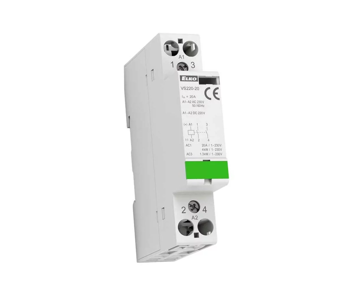 20A 2NO Mod contactors 24VAC/DC