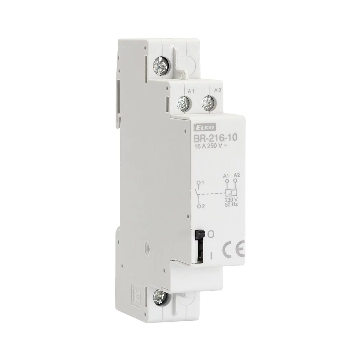 16A 1NO + 1NC step relay 230VAC